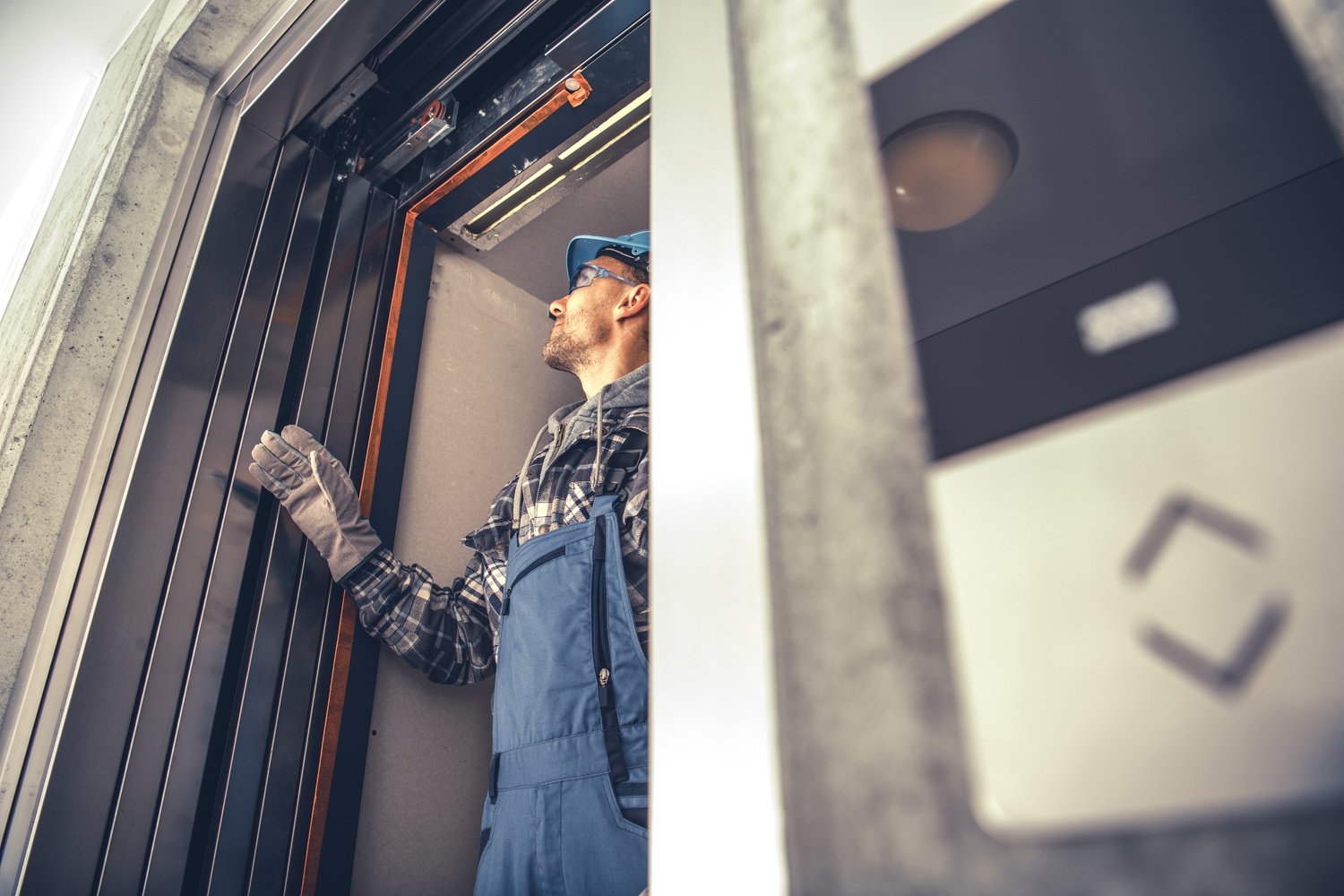 New Residential Building Elevator Installation